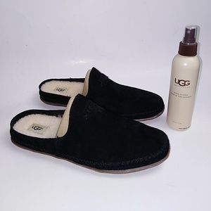 UGG BLACK TAMARA SLIPPERS